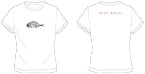 white logo t-shirt